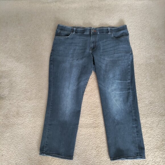 Lee Extreme Motion 46x29 Mens Denim Straight Fit Tapered Leg Jeans Blue GUC - Picture 1 of 4
